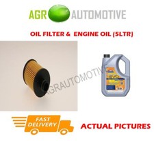 FOR OPEL INSIGNIA 2.0 140 2013- OEM SPEC DIESEL OIL FILTER + VL 5W30 ENGINE OIL