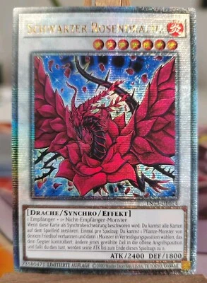 SCHWARZER ROSENDRACHE - TN23-DE014 Quarter Century Secret Rare / Near Mint  - Bild 1 von 3