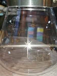 Vintage Corning Atomic Starburst MCM 6 Cup Coffee Carafe Pot Heat Proof with Lid - Picture 1 of 9