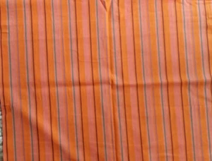 KAFFE FASSETT WOVEN STRIPE IN ORANGE BY HALF YARD $10 - Picture 1 of 1