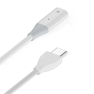 Für Apple Pencil 1 USB-C auf 8 Pin Ladekabel 1 Meter mit Kontrollleuchte Weiß - Bild 1 von 6