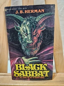 Black Sabbat J. B. Herman Major Books Paperback 1979 Devilish Horror - Foto 1 di 6