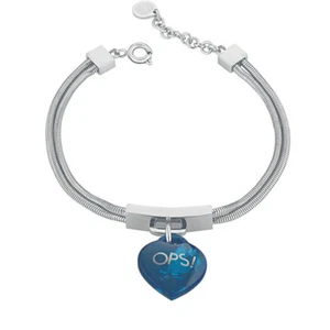 NEW OPS Bracelet LUX MARBLE Female Silver Blue - OPSBR-361 - Picture 1 of 1
