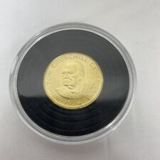 1974 Turks and Caicos 50 Crown Gold coin. Sir Winston Churchill