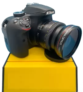 HD 8K 58MM WIDE ANGLE LENS + MACRO LENS FOR Nikon AF-S NIKKOR 50mm f/1.8G Lens - Picture 1 of 9