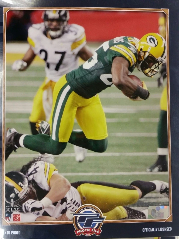 NFL Green Bay Packers #85 Greg Jennings 8" x 10" Foto (Super Bowl 45 Recepción) Foto 1 de 1