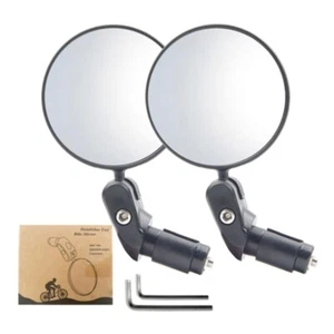 Rotatable Cycling Rear View Mirror Bike Handlebar Rearview Mirror with Wrench - Picture 1 of 7