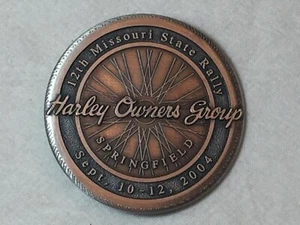 Harley  Owners Group HOG 2004  12th Missouri State Rally Vest/Jacket Pin  - Picture 1 of 3