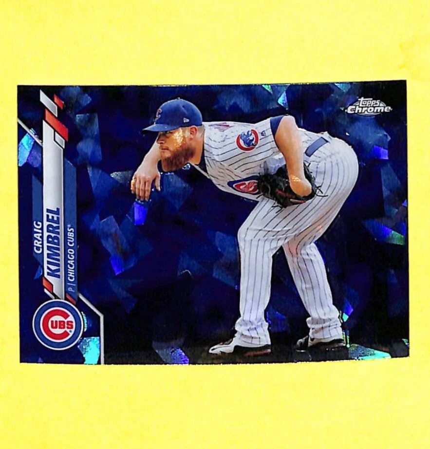 Tarjeta Topps Chrome Sapphire #177 2020 Craig Kimbrel Cubs Foto 1 de 1