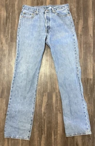 Vintage Levi’s 501 Button Fly Jeans Mens Size 34x36 Actual (32x36) - Picture 1 of 9