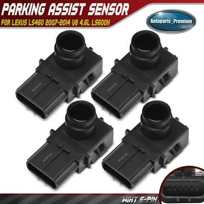 4x Sensor de asistencia de estacionamiento delantero y trasero para Lexus LS460 2007-2014 V8 4,6 L LS600h Foto 1 de 4