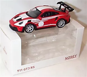 Porsche 911 GT3 RS Red White Trim 1-43 scale new in box Norev - Picture 1 of 4