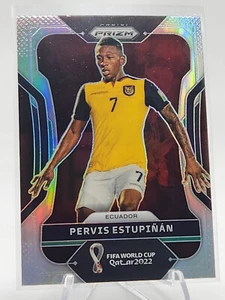 2022 PANINI PRIZM, WORLD CUP, SILVER, #82 PERVIS ESTUPINAN, ECUADOR - Picture 1 of 4