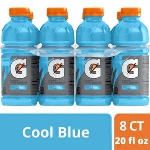 Gatorade Thirst Quencher Cool Blue 20 Fl OZ 591ml 8pack Sports Drink - Picture 1 of 4