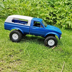 For RC Truck C24 1:16 4x4 4WD Scale Crawler Pickup Off Road RTR Car R/C Blue - Foto 1 di 10