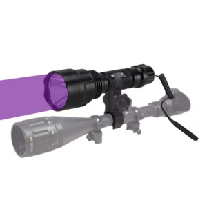 Linterna LED táctica roja/verde caza antorcha luz con baterías y montaje 500M - Imagen 1 de 25