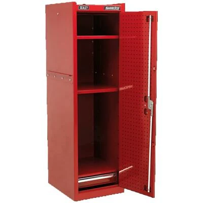 Sealey AP33519 Steel Metal Tool Box Hang On Locker Side Cabinet Red c/w Drawer - Image 1 of 4