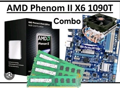 Ultimate AMD 1090T 6Core Gaming Bundle Gigabyte Mobo,16GBDDR3,Thermaltake Cooler - Image 1 of 4