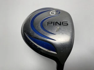 Ping G5 7 Fairway Wood 21* Grafalloy ProLaunch Blue 65g Regular RH - Picture 1 of 8
