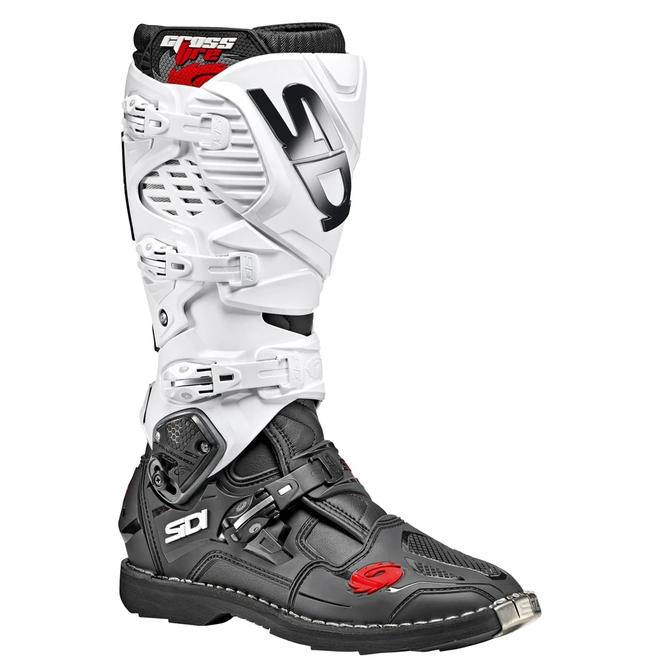 Sidi 2300-0106-44 Crossfire 3 TA Boots 10 Black/White - Imagem 1 de 1