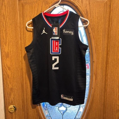 Camiseta Nike Kawhi Leonard Los Angeles Clippers NBA Juvenil Talla M 10 12 Negra Foto 1 de 4