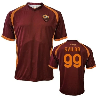 MERCHANDISING ROMA MAGLIA Calcio ROMA UFFICIALE SVILAR 99 Bimbo Adulto 2025-2026 AS ROMA Portiere