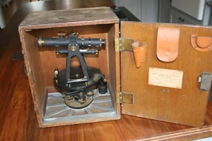 Vintage Keuffel & Esser Surveyors Transit Holzkoffer - Bild 1 von 12