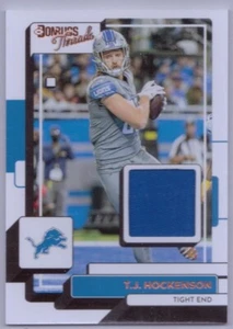 2022 Donruss Threads #TH-38 T.J. Hockenson - Detroit Lions - Picture 1 of 2
