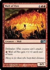 WALL OF FIRE X4 4 4X Magic 2010 MTG Magic the Gathering Cards DJMagic