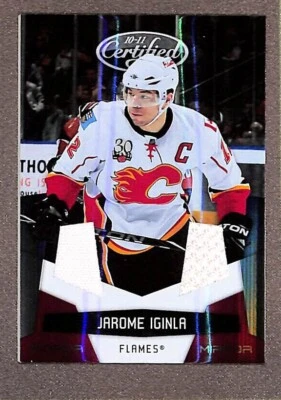 2010-11 Certified Mirror Red #21 Jarome Iginla Dual Patch /250 - Image 1 of 3