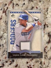 2008 SP Legendary Cuts Destination Stardom Memorabilia James Loney #DS-JL