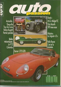 AUTO PASSION 13 FERRARI 275 GTB FIAT ABARTH 595 ESSE ESSE JAGUAR TYPE D MG TC - Bild 1 von 2
