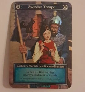 Swindler Troupe Foil NM/M Sorcery Contested Realm Arthurian Legends Sorcery TCG - Picture 1 of 2