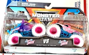 2024 SPARKLE SMASH TRUCK & UNICORN Monster Jam 2 PACK Series 28 - Picture 1 of 1
