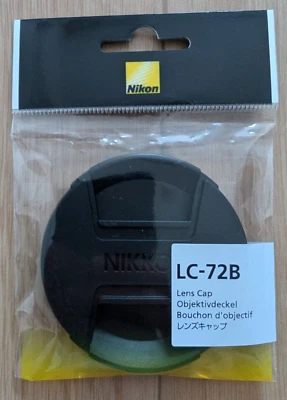 NIKON LC-72B [Spring type lens cap compatible with NIKKOR Z 24-70mm f/4 S] - Image 1 of 2