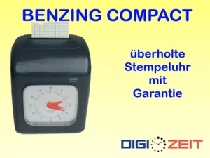 Reloj de sello de registro de tiempo BENZING Compact reloj de sello reacondicionado ¡a un precio EXCELENTE! - Imagen 1 de 4