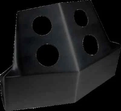 Placa de deslizamiento de aluminio recubierta de polvo negro SM Harley Dyna Super Glide Sport 99-05 Foto 1 de 3