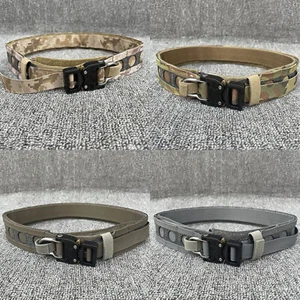 Taktischer Jagd Molle Doppellagiger Gürtel Dienstgürtel - Bild 1 von 45