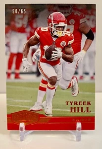 2020 Plates and Patches Tyreek Hill Orange Foil 50/65 - Picture 1 of 2