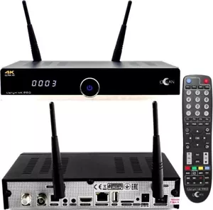 Uclan Ustym 4K PRO COMBO Engima2 DVB-S2X & DVB-C/T2 OpenATV Satelitte Reveiver - Picture 1 of 8