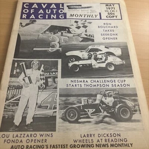 1971 CAVALCADE OF AUTO RACING ACTION MONTHLY May - Picture 1 of 3
