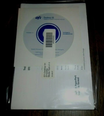 EFI Fiery Desktop SE EFIGSBp v.1.0 pn.45052565  Software + Doc.  NEW, Unopened  - Image 1 of 4