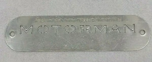 NYC Subway Motorman hat badge vintage - Picture 1 of 7