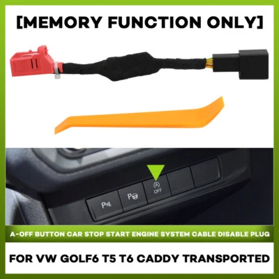 For VW Golf 6 T5 T6 Auto Start Stop Engine System Delete Eliminator Disable Plug - Image 1 of 4
