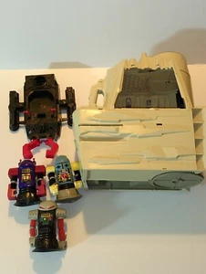 VINTAGE 1984 ROBO FORCE FORTRESS OF STEELE IDEAL PLAYSET & ROBOTS INCOMPLETE - Picture 1 of 19