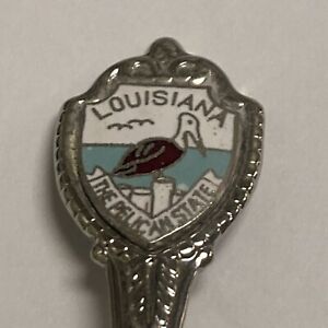 The Pelican State Louisiana Vintage Souvenir Spoon Collectible