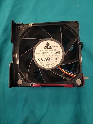 HP 661332-002 Delta PFR0912XHE 92mm Ultra High Airflow PWM CFM 4 Pin ML350p G8 - Image 1 of 2