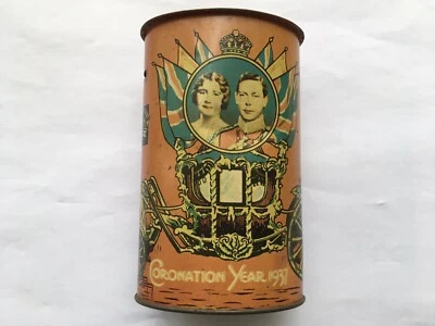 SCARCE CORONATION YEAR 1937 RELIABLE SERIES POST BOX MONEY BOX TIN - Image 1 of 4