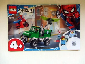 LEGO MARVEL SPIDERMAN 76147 VULTURES TRUCK ROBBERY INSTRUCTIONS ONLY- Good Cond - Picture 1 of 4