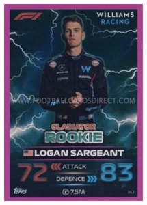 #342 LOGAN SARGEANT (GLADIADORES) TURBO PARALELO ATTAX 2023 - Imagen 1 de 1
